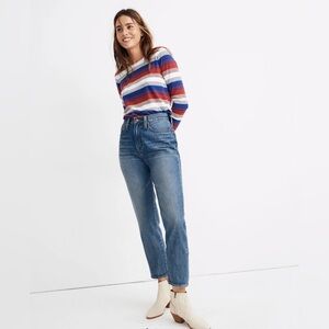 MADEWELL Mom Jeans with Vintage Wash